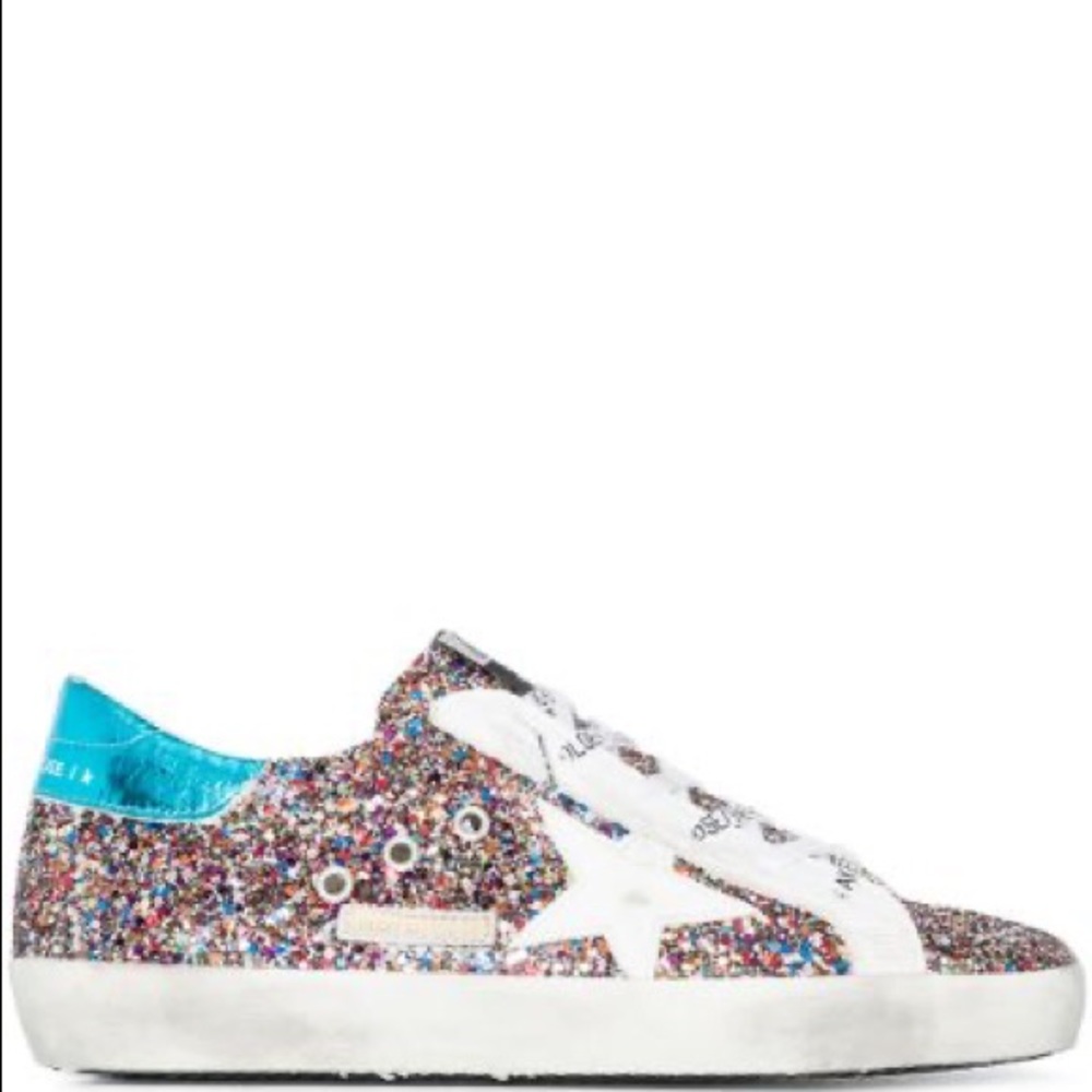 GG Superstar glitter embellished sneaker golden goose
